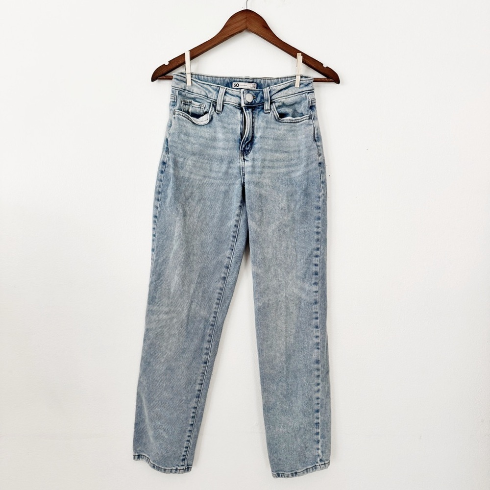 SO high rise 90s Straight Leg Jeans size 1